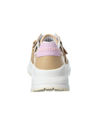 Burberry Burberry Check Canvas & Leather Sneaker