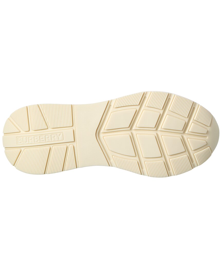 Burberry Burberry Check Canvas & Leather Sneaker