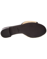 Ferragamo Ferragamo Gancini Ornament Raffia Sandal