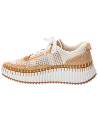 Chloé Chloé Nama Canvas & Suede Sneaker