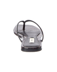 TOTEME Toteme Croc-Embossed Leather Sandal