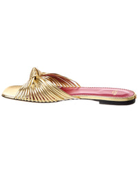 Valentino Vlogo Leather Sandal
