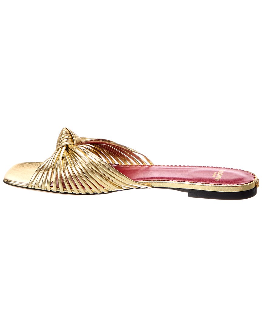 Valentino Vlogo Leather Sandal