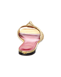 Valentino Vlogo Leather Sandal