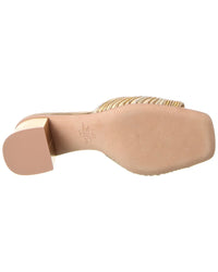 Valentino Valentino Vlogo Signature 60 Woven & Leather Sandal