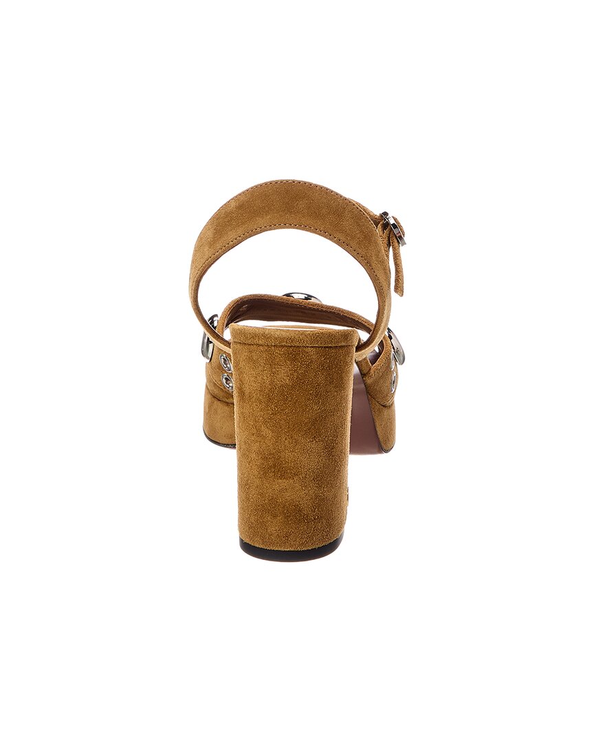 Valentino Valentino Vlogo Signature Suede Sandal