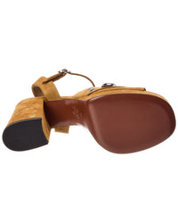 Valentino Valentino Vlogo Signature Suede Sandal