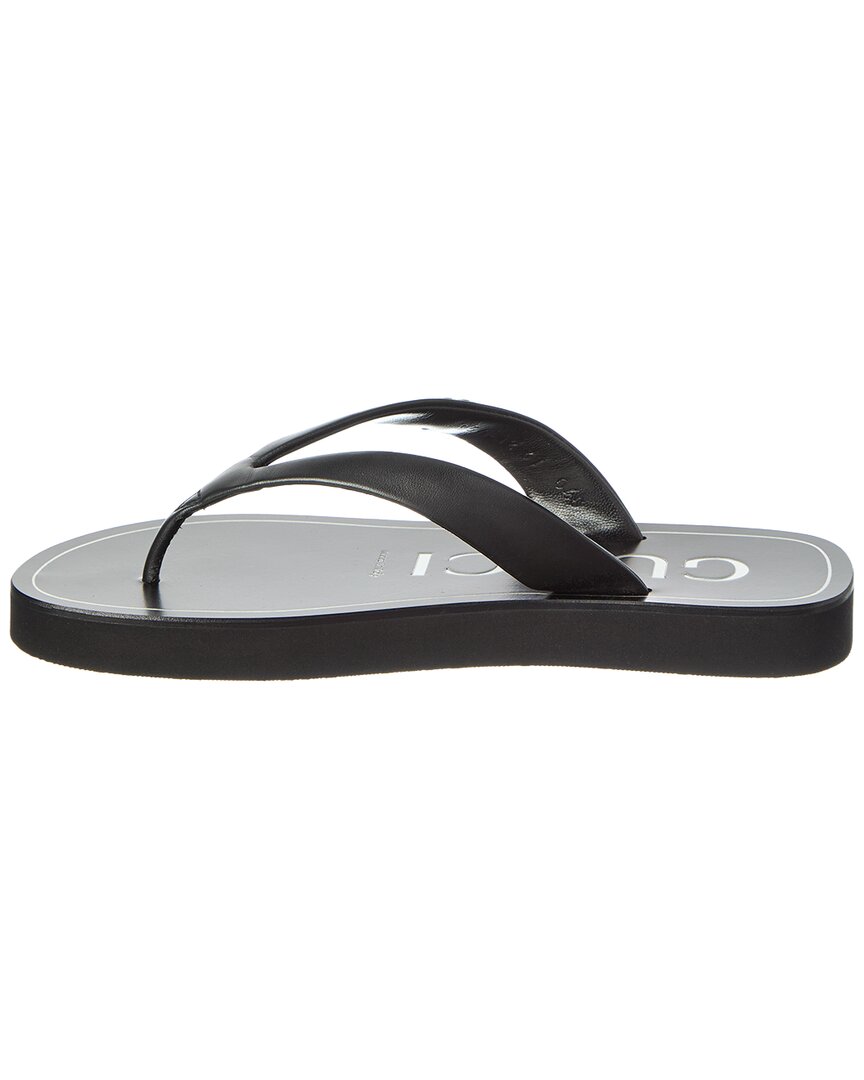 Gucci Gucci Double G Leather Sandal