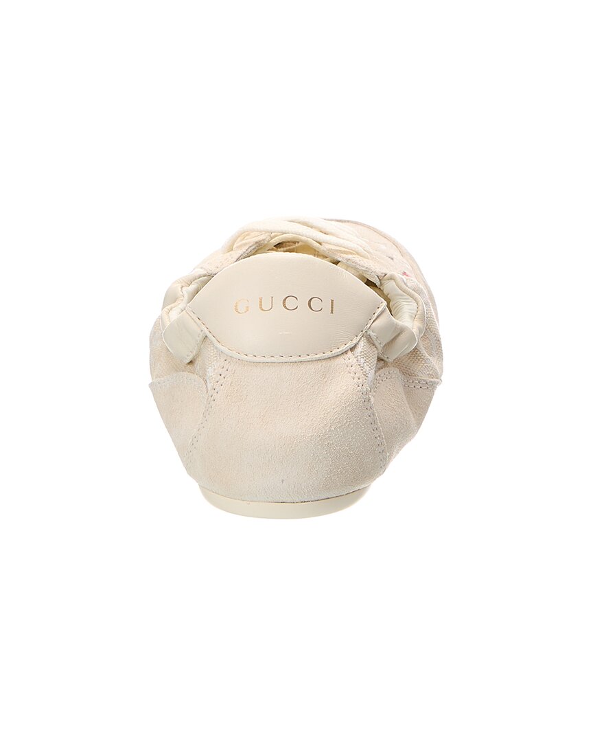 Gucci Gucci Gg Trainer Canvas & Leather Sneaker