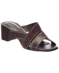 TOD's Tod's Leather & Suede Sandal