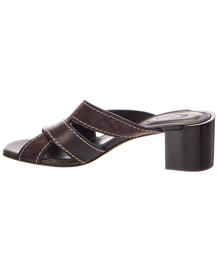 TOD's Tod's Leather & Suede Sandal