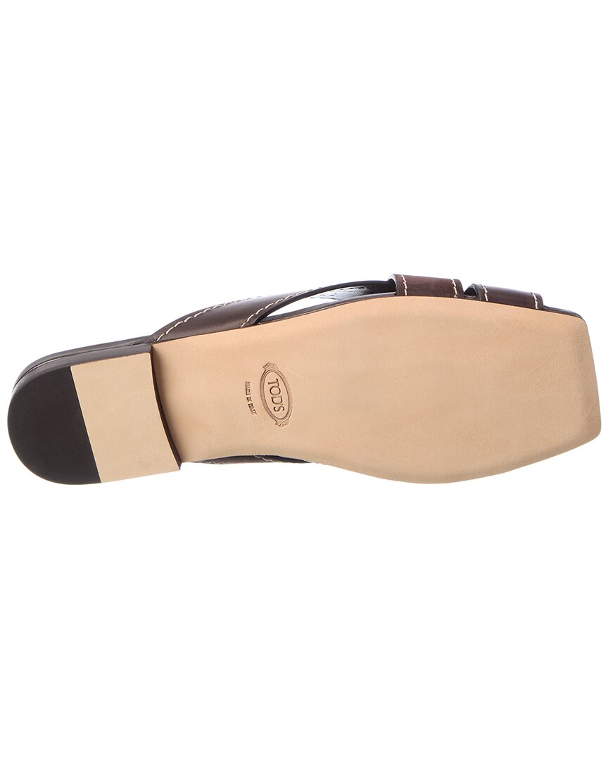 TOD's Tod's Suede & Leather Sandal