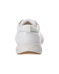 Jimmy Choo Diamond Run F Leather & Canvas Sneaker