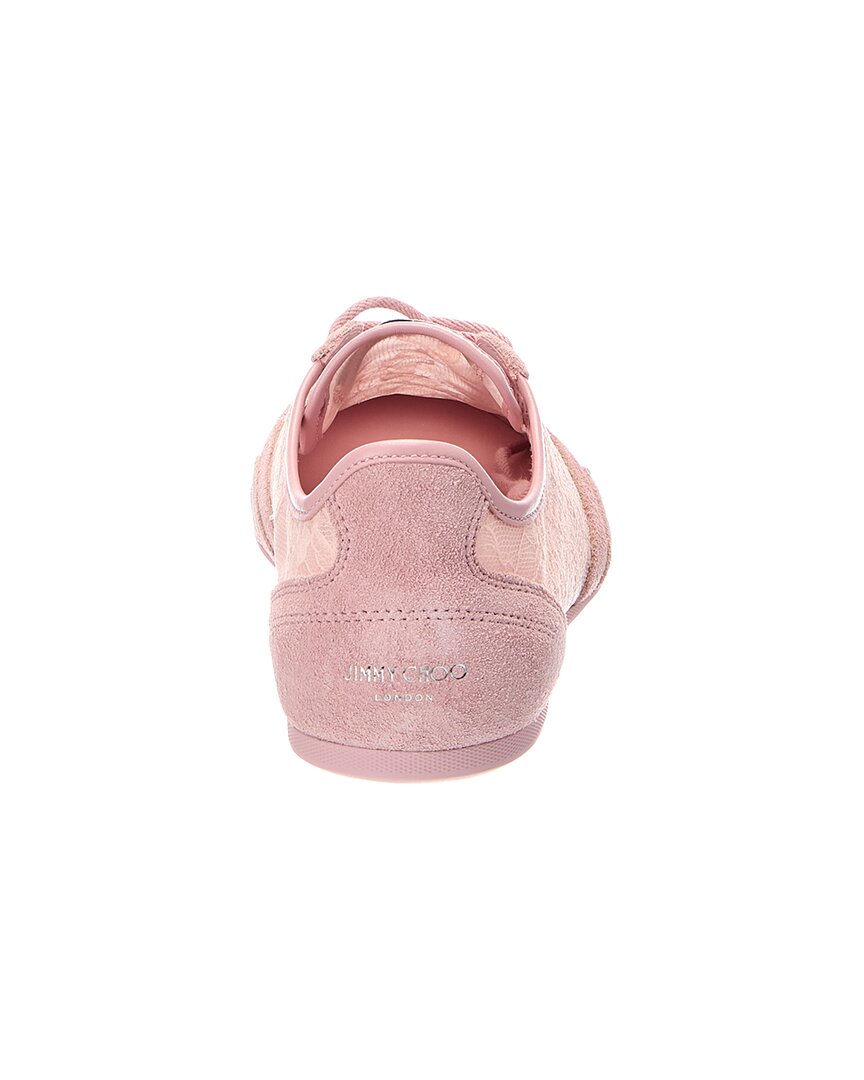 Jimmy Choo Jimmy Choo Sunny F Lace & Suede Sneaker
