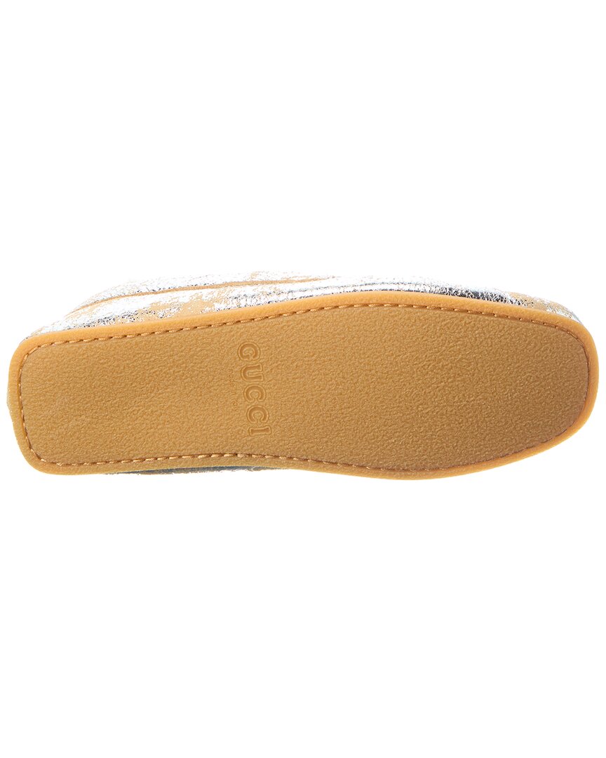 Gucci Gucci Gg Logo Leather Loafer