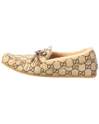 Gucci Gucci Gg Logo Prestige Suede Loafer