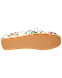 Gucci Gucci Gg Logo Canvas Loafer