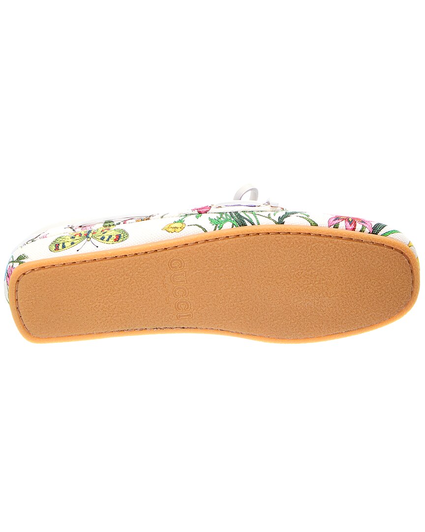 Gucci Gucci Gg Logo Canvas Loafer