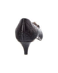 Gucci Gucci Gg 50Mm Horsebit Leather Pump