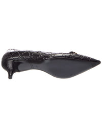 Gucci Gucci Gg 50Mm Horsebit Leather Pump