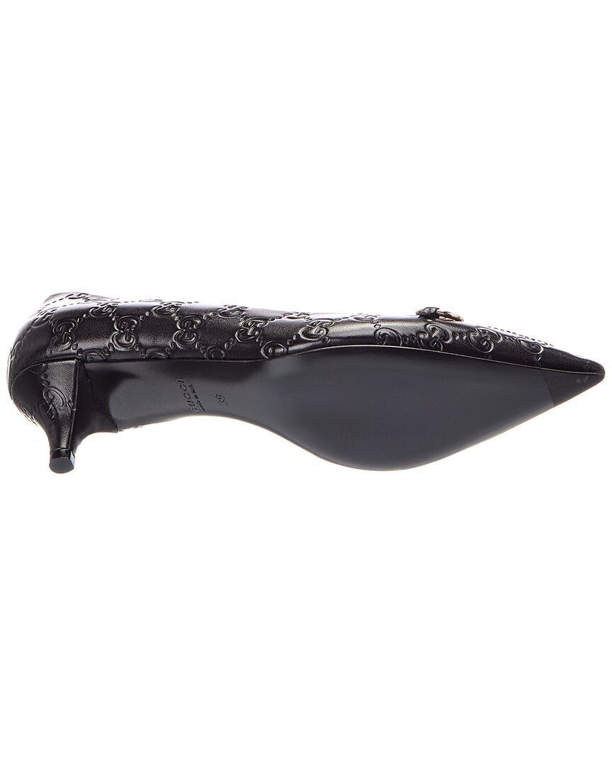 Gucci Gucci Gg 50Mm Horsebit Leather Pump