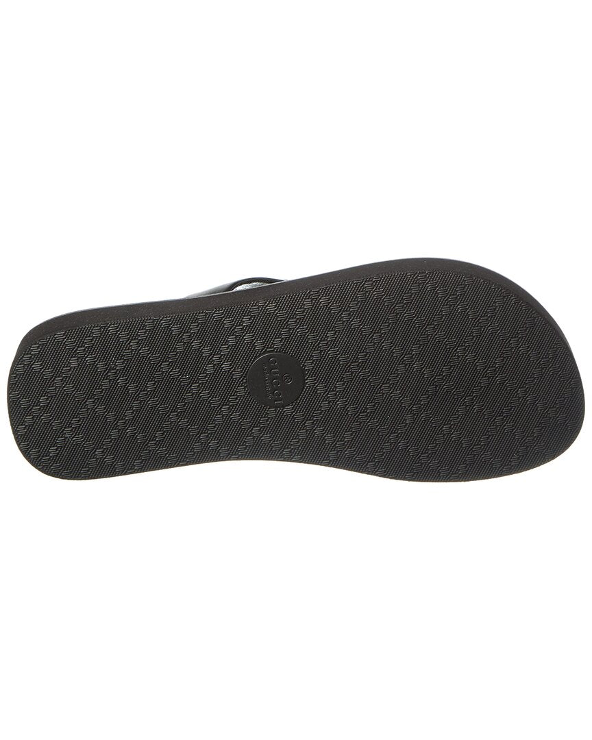 Gucci Gucci Double G Leather Sandal