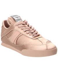 Chloé Chloé Logo Satin Sneaker