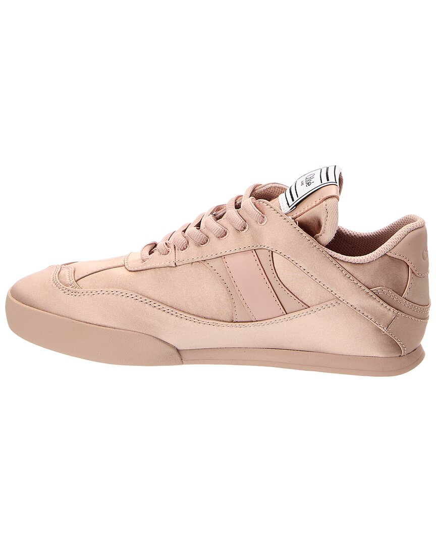Chloé Chloé Logo Satin Sneaker