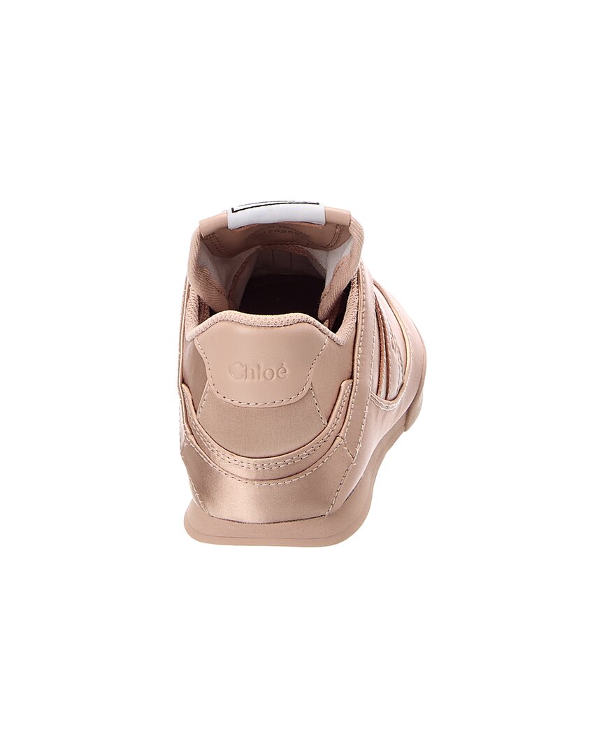 Chloé Chloé Logo Satin Sneaker