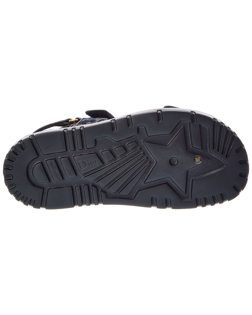 Dior Dior Canvas & Leather Sandal
