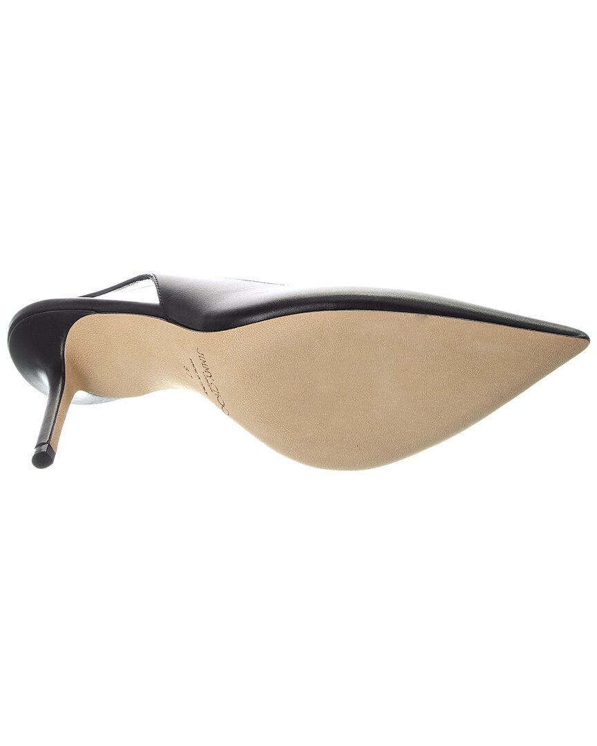 Jimmy Choo Love 85 Leather Slingback Pump