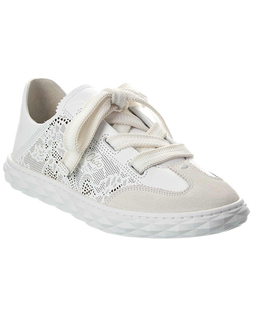 Jimmy Choo Diamond Light Flex/F Leather Sneaker