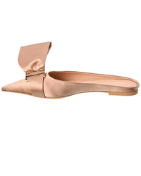 Ferragamo Emii T Satin Flat