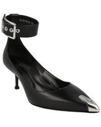 Alexander McQueen Alexander Mcqueen Buckle Leather Sandal