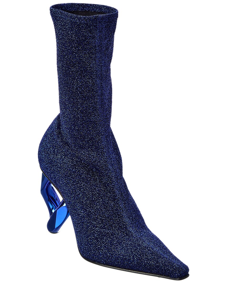 Jw Anderson Chain Bootie Blue