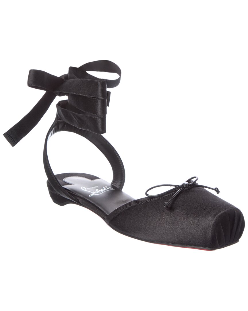 Christian Louboutin Christian Louboutin Cassia Satin Ballerina Flat