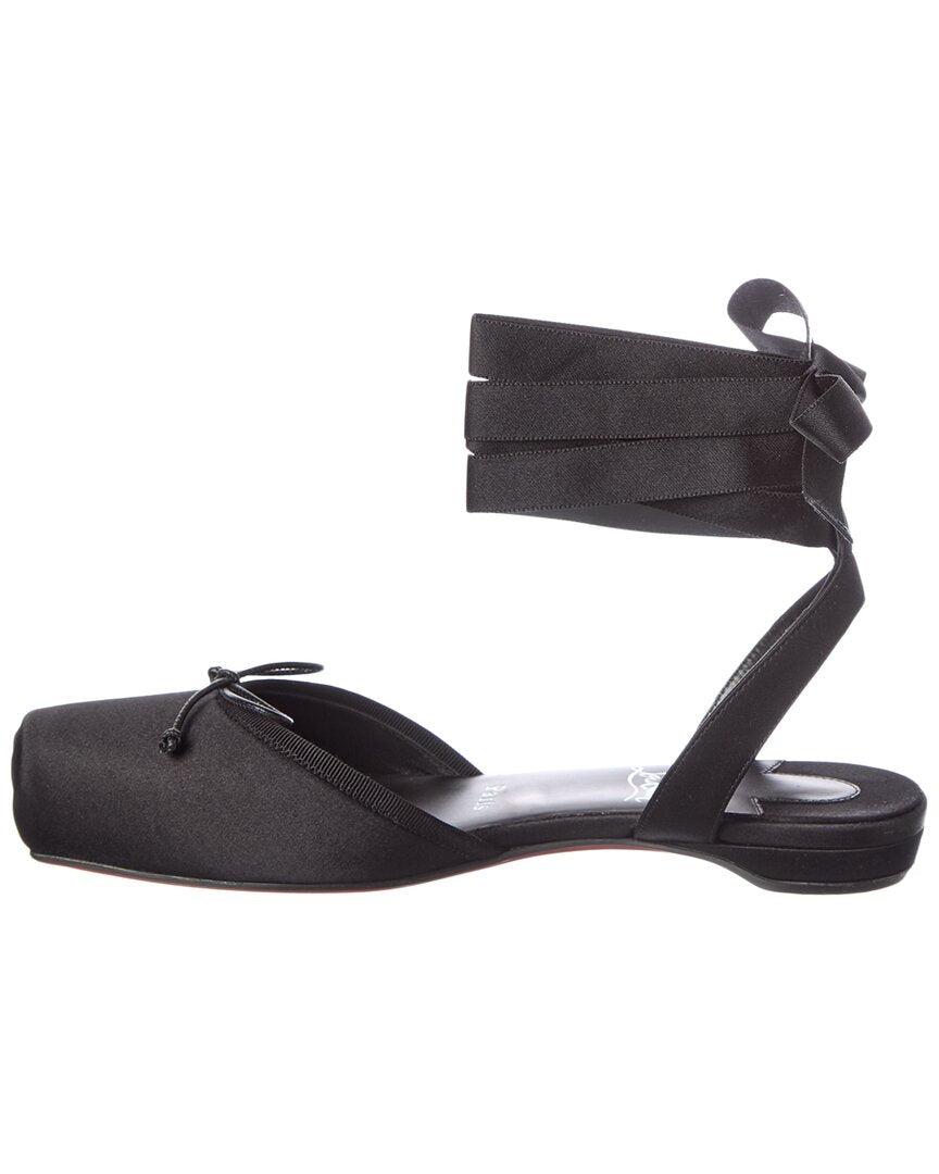 Christian Louboutin Christian Louboutin Cassia Satin Ballerina Flat
