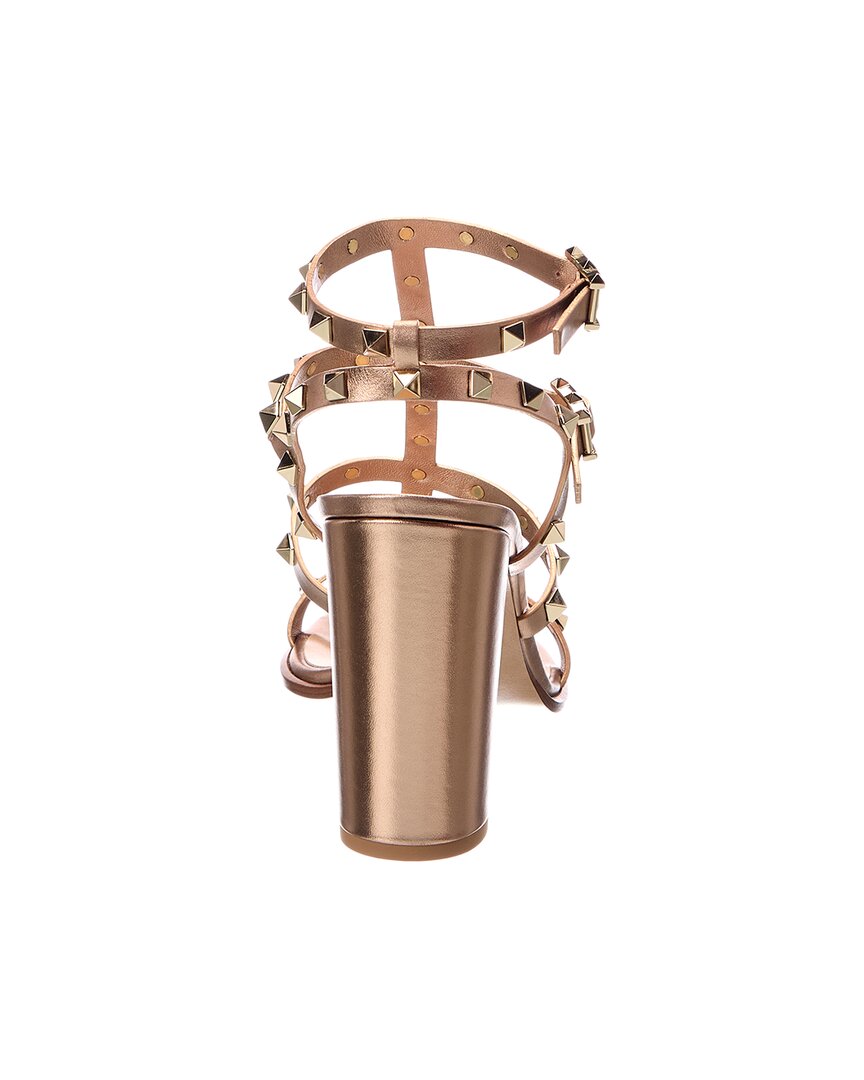 Valentino Rockstud Caged Leather Sandal
