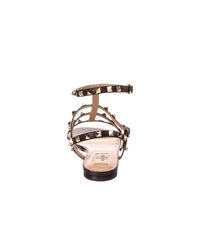 Valentino Rockstud Caged Leather Sandal