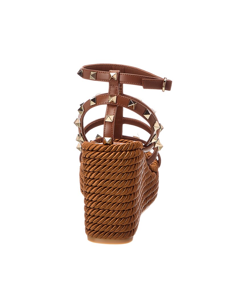 Valentino Rockstud Caged Leather Sandal