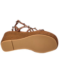 Valentino Rockstud Caged Leather Sandal