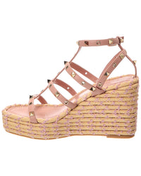 Valentino Valentino Rockstud Caged Leather Sandal