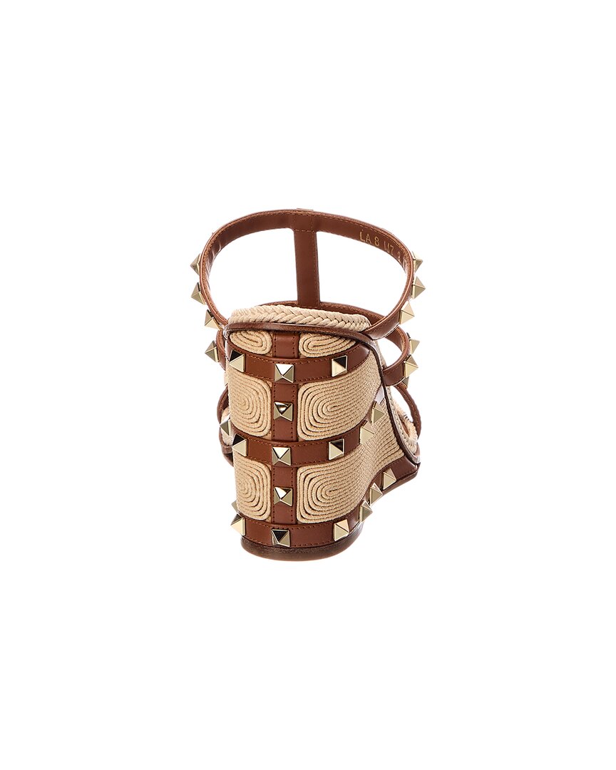 Valentino Rockstud Caged Leather Sandal