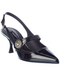 Dolce & Gabbana Dolce & Gabbana Leather Slingback Pump