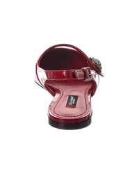 Dolce & Gabbana Leather Slingback Flat