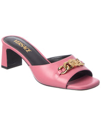Versace Versace Medusa Leather Sandal