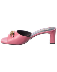 Versace Versace Medusa Leather Sandal