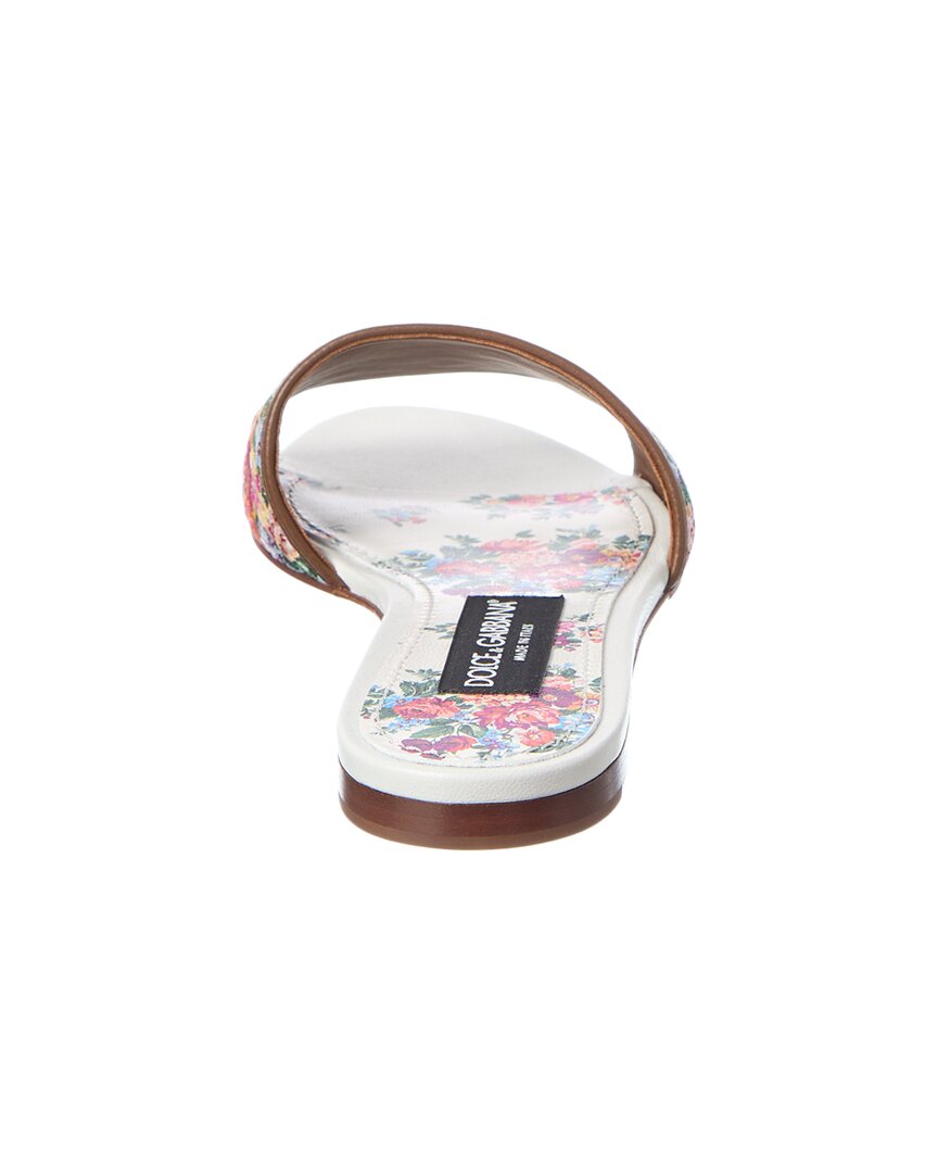 Dolce & Gabbana Dolce & Gabbana Dg Logo Leather Sandal