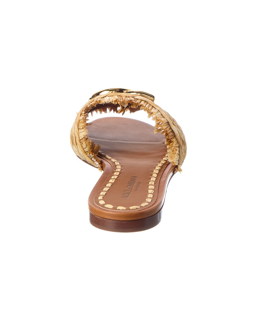 Dolce & Gabbana Dolce & Gabbana Dauphine Raffia Sandal