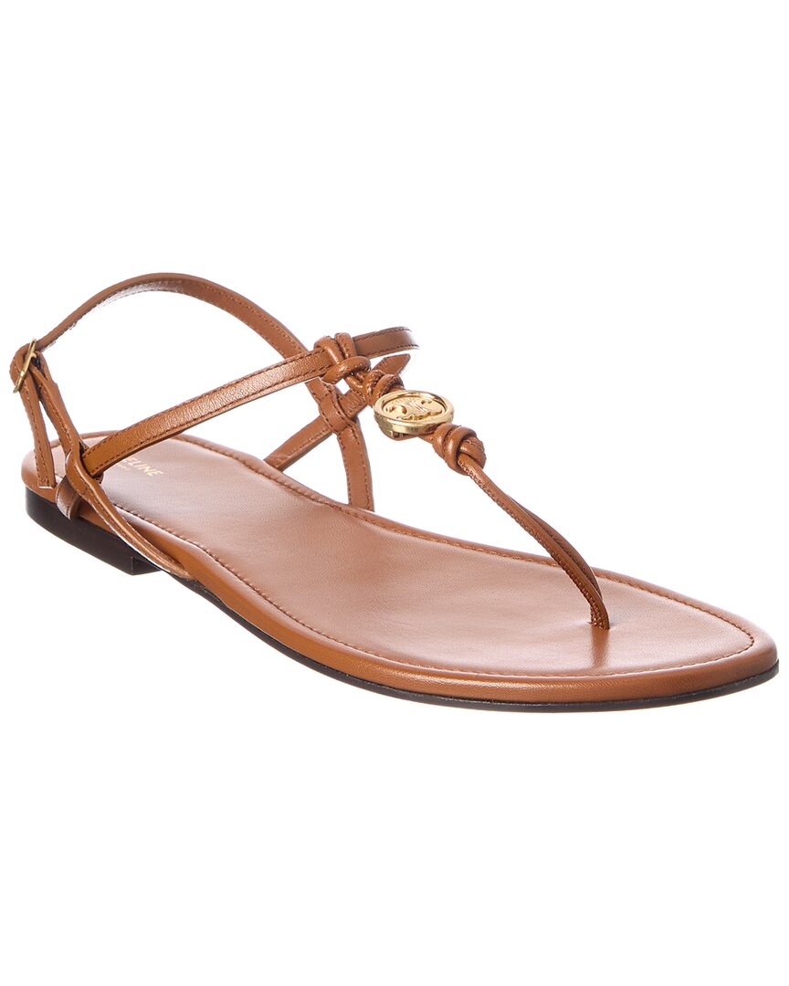 CELINE Celine Penny Leather Sandal